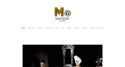 Desktop Screenshot of maysongallery.com